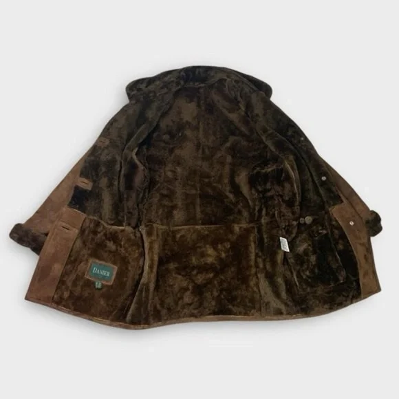 Vintage Danier Sheepskin Jacket Coat - Picture 7 of 11